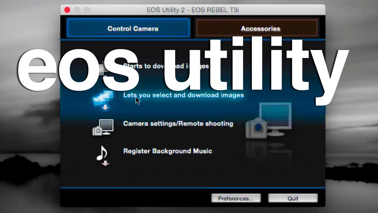 eos utility updater for mac os x